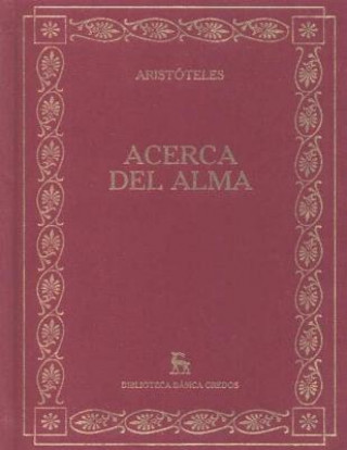 Könyv Acerca del Alma Aristoteles