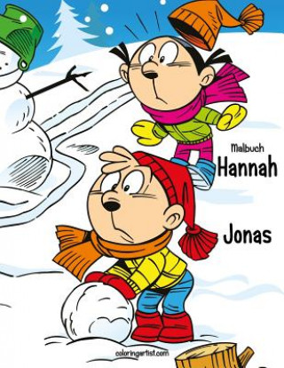 Książka Malbuch Hannah und Jonas 1 & 2 Nick Snels