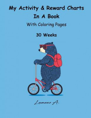 Carte My Activity & Reward Charts In A Book With Coloring Pages (30 Weeks) Lamees A