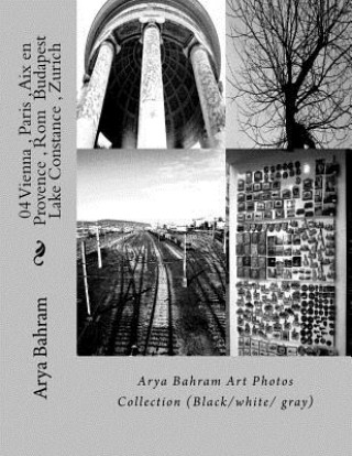 Książka 04 Vienna, Paris, Aix en Provence, Rom Budapest, Lake Constance, Zurich: Arya Bahram Art Photos Collection (Black/white/ gray) Arya Bahram