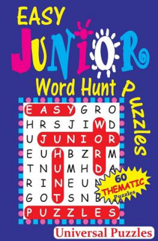Libro EASY Junior Word Hunt Puzzles Universal Puzzles