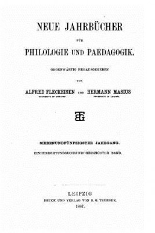 Libro Neue Jahrbücher für Philologie und Paedogogik Alfred Fleckeisen