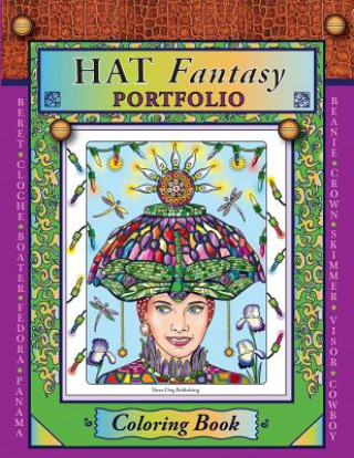 Carte Hat Fantasy Portfolio Coloring Book: Coloring Book Nancy Marasa