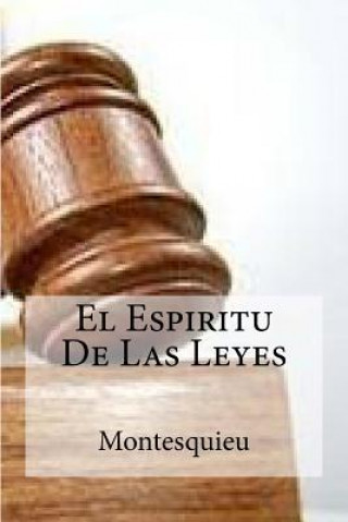 Carte El Espiritu De Las Leyes Montesquieu