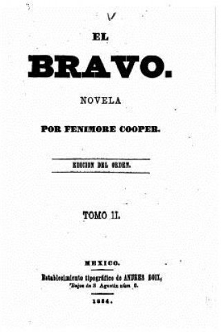 Książka El Bravo, Novela Fenimore Cooper