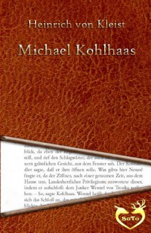 Carte Michael Kohlhaas Heinrich Von Kleist