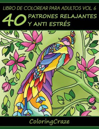 Kniha Libro de Colorear para Adultos Volumen 6 Coloringcraze