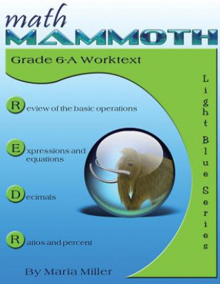 Libro Math Mammoth Grade 6-A Worktext Maria Miller