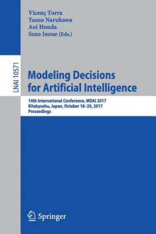 Książka Modeling Decisions for Artificial Intelligence Vicenç Torra