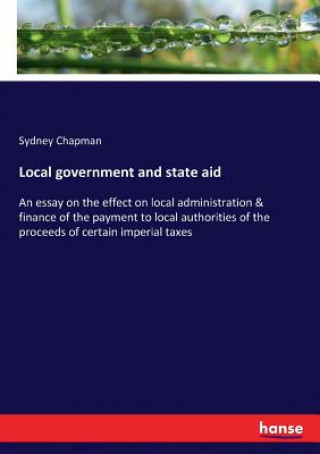 Carte Local government and state aid Chapman Sydney Chapman