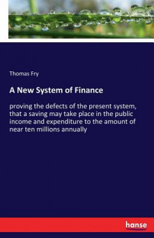 Carte New System of Finance Thomas Fry