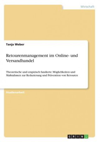 Książka Retourenmanagement im Online- und Versandhandel Tanja Weber