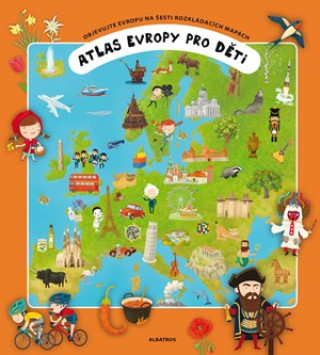 Book Atlas Evropy pro děti Oldřich Růžička