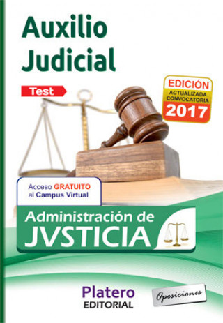 Książka AUXILIO JUDICIAL DE LA ADMINISTRACIÓN DE JUSTICIA. TEST 