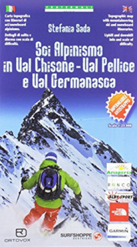 Carte Carta n. 97. Sci alpinismo in Val Chisone, Val Pellice e Val Germanasca 1:25000 