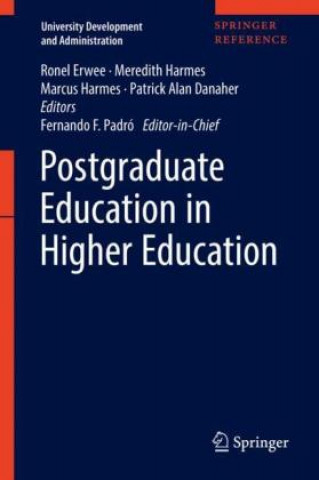 Kniha Post-graduate Education in Higher Education Ronel Erwee