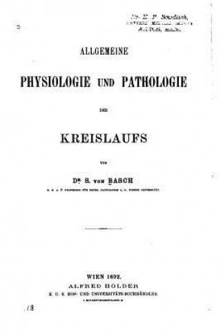 Buch Allgemeine Physiologie und Pathologie S Von Basch