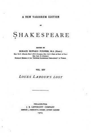 Buch A New Variorum Edition of Shakespeare - Vol. XIV Horace Howard Furness