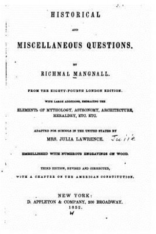 Книга Historical and Miscellaneous Questions Richmal Mangnall