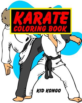 Carte Karate Coloring Book Kid Kongo