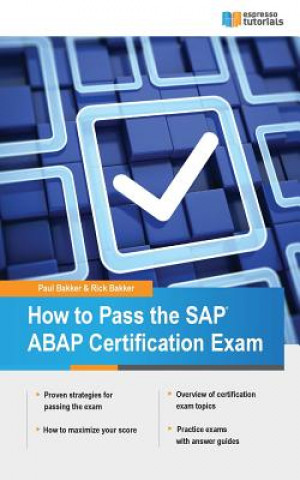 Könyv How to Pass the SAP ABAP Certification Exam Paul Bakker