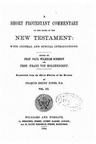 Książka A Short Protestant Commentary on the Books of the New Testament - Vol. III Paul Wilhelm Schmidt