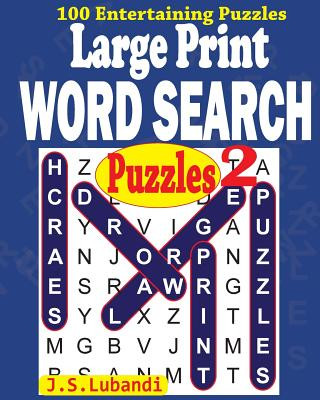 Carte Large Print Word Search Puzzles 2 J S Lubandi