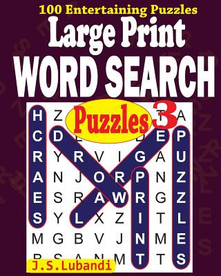 Carte Large Print Word Search Puzzles 3 J S Lubandi
