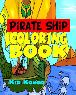 Carte Pirate Ship Coloring Book Kid Kongo