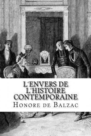 Carte L'envers de l'histoire contemporaine Honore De Balzac