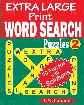 Carte Extra Large Print Word Search Puzzles J S Lubandi