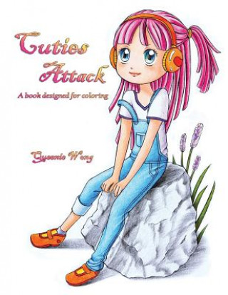 Book Cuties Attack - A Book Designed for Coloring Queenie Wong