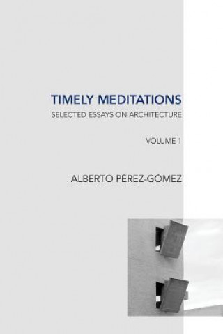 Kniha Timely Meditations, vol.1 Alberto Perez-Gomez