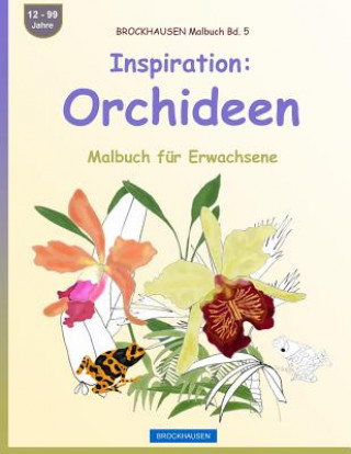 Könyv BROCKHAUSEN Malbuch Bd. 5 - Inspiration: Orchideen: Malbuch für Erwachsene Dortje Golldack