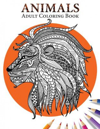 Książka Animals: Adult Coloring Book Paisley Coloring Books