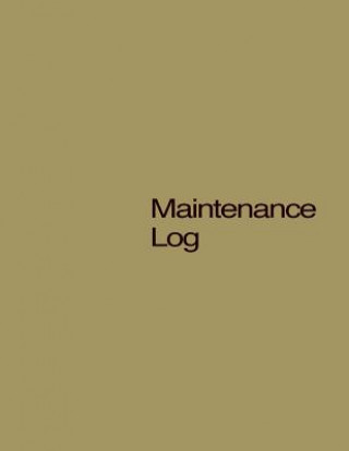 Könyv Maintenance Log Green Library Press