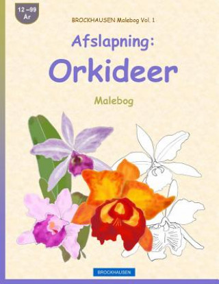 Kniha BROCKHAUSEN Malebog Vol. 1 - Afslapning: Orkideer: Malebog Dortje Golldack