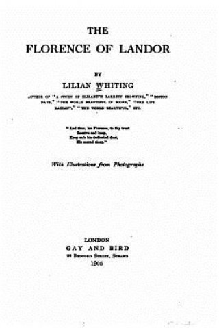 Livre The Florence of Landor Lilian Whiting