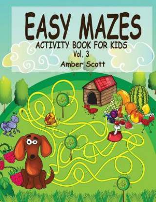 Kniha Easy Mazes Activity Book For Kids - Vol. 3 Amber Scott