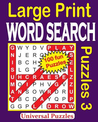 Kniha Large Print WORD SEARCH Puzzles Universal Puzzles