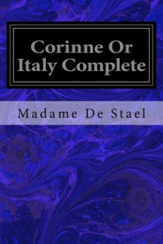 Libro Corinne Or Italy Complete Madame De Stael