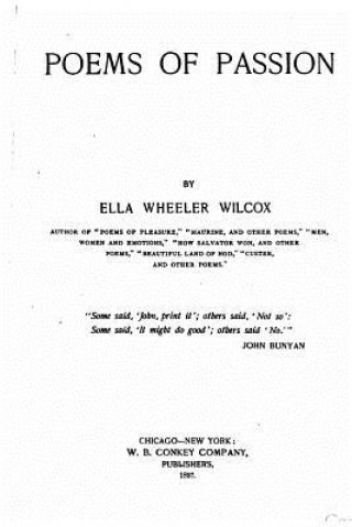 Kniha Poems of passion Ella Wheeler Wilcox