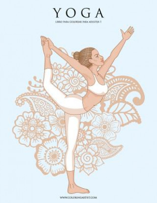 Książka Yoga libro para colorear para adultos 1 Nick Snels