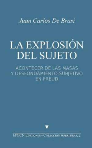 Carte La Explosión del Sujeto: Acontecer de las masas y desfondamiento subjetivo en Freud Juan Carlos De Brasi