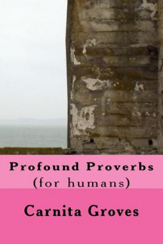 Knjiga Profound Proverbs: (for humans) Carnita M Groves Sr