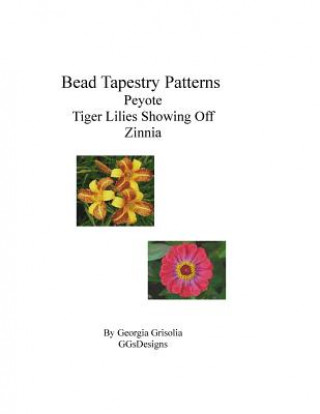 Kniha Bead Tapestry Patterns Peyote Tiger Lilies Showing Off Zinnia Georgia Grisolia