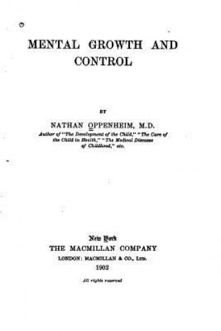 Libro Mental growth and control Nathan Oppenheim