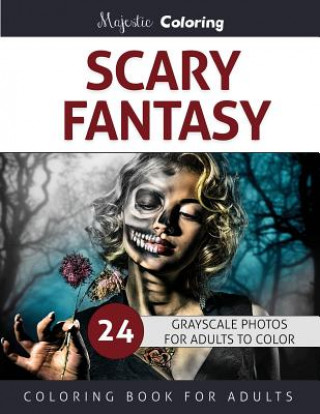 Buch Scary Fantasy: Grayscale Coloring for Adults Majestic Coloring