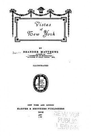 Kniha Vistas of New York Matthews Brander