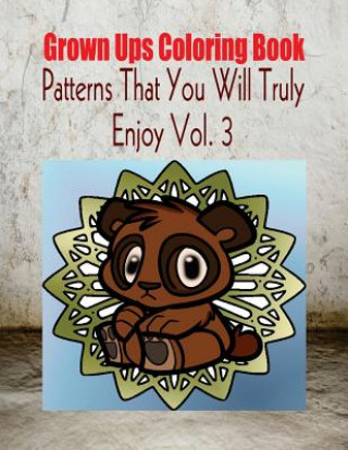 Kniha Grown Ups Coloring Book Patterns That You Will Truly Enjoy Vol. 3 Mandalas Leon Huizenga